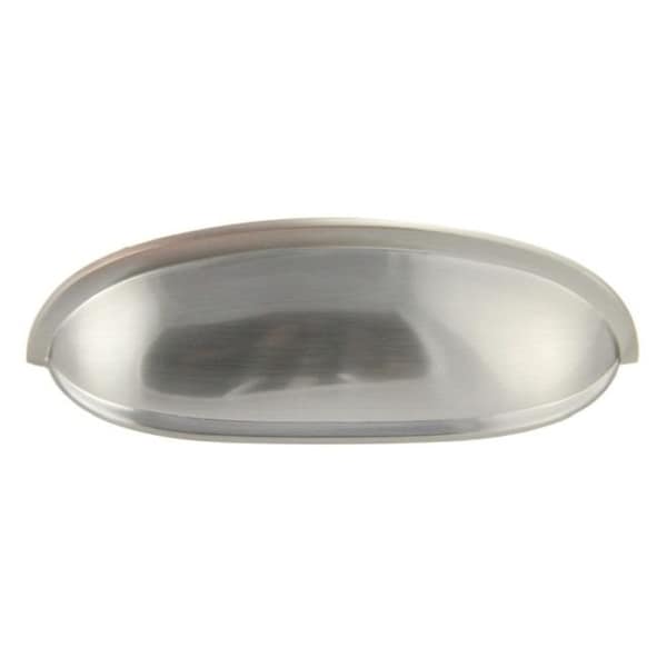 Crown 4-1/2" Bin Cabinet Pull with 3" Center to Center Satin Nickel Finish CHP80753SN - main